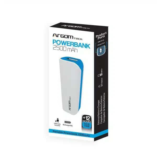 Argom POWER BANK 2500 MAH 1A